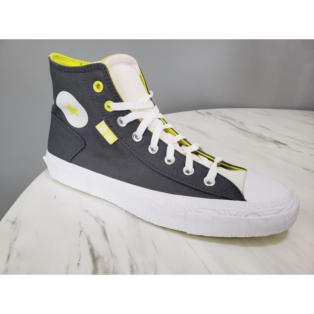 Converse All-Star Edge Glow Sneaker Grey/White Men's 10.5 Far‎ From Chuck Taylor
